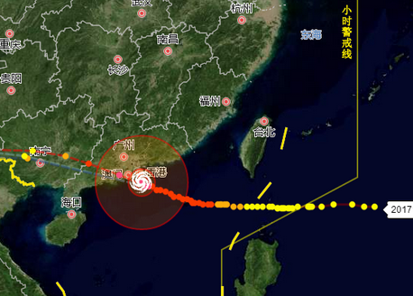 台风天鸽最新路径，风暴之眼下的风云莫测